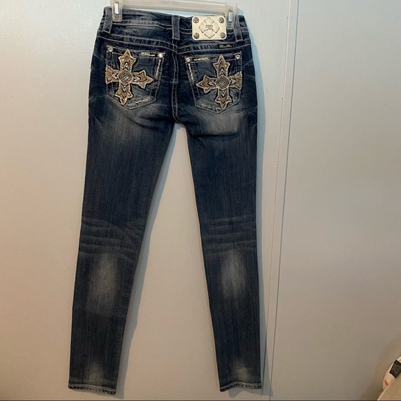 MISS ME Embellished Skinny Jeans Size 26 - Picture 2 of 8